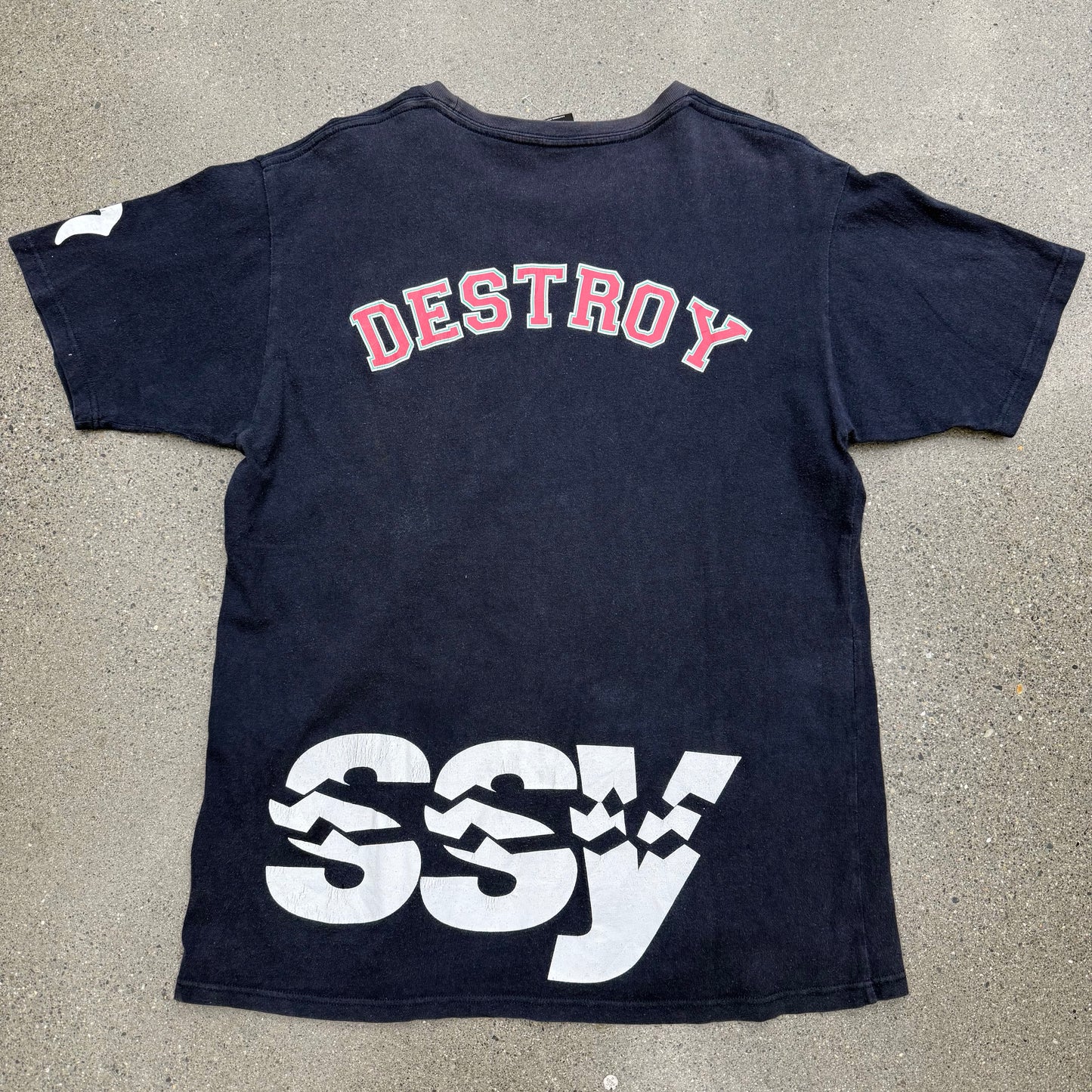 Stussy Tee Destroy Globe SZ XL