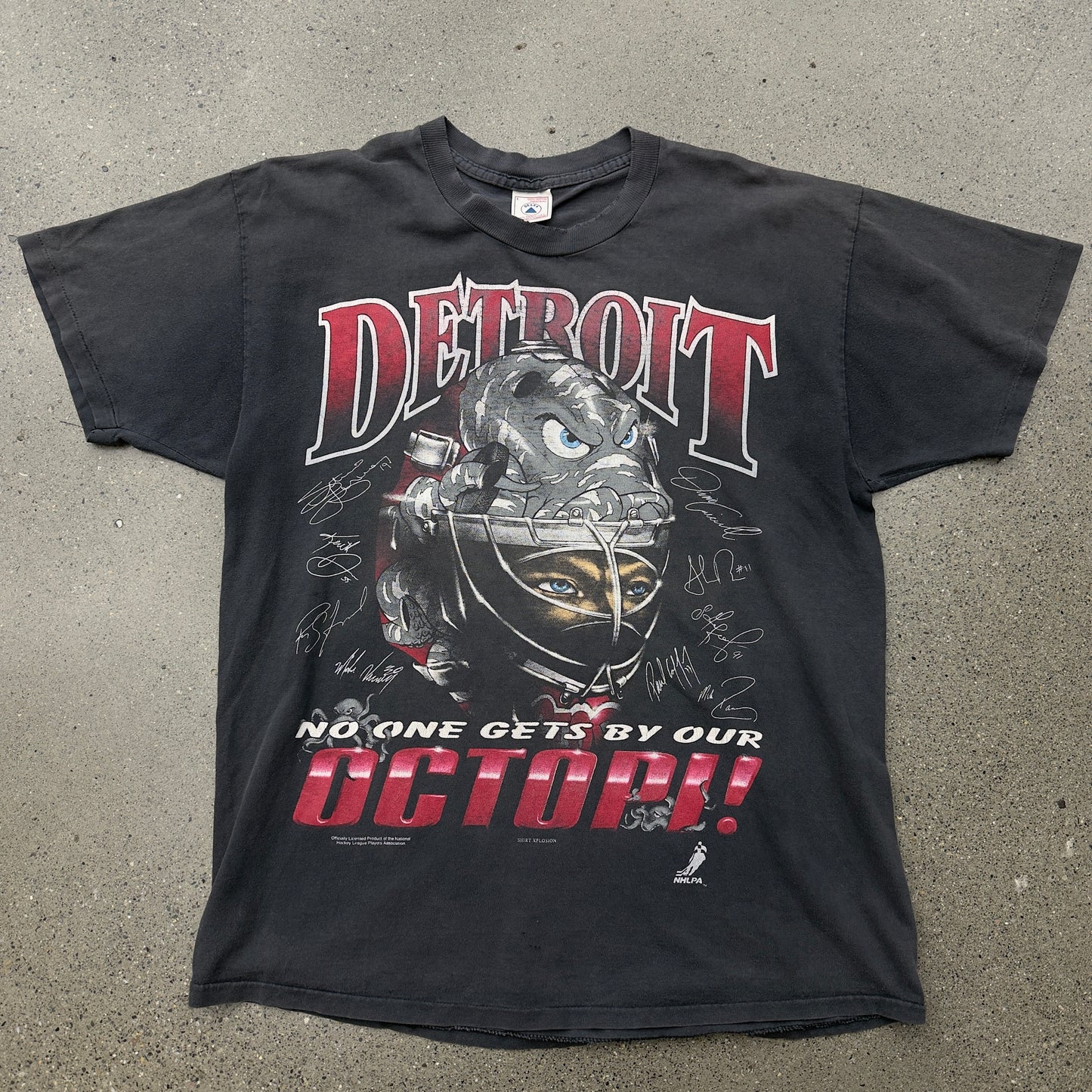 Detroit Octopi Hockey Tee SZ L