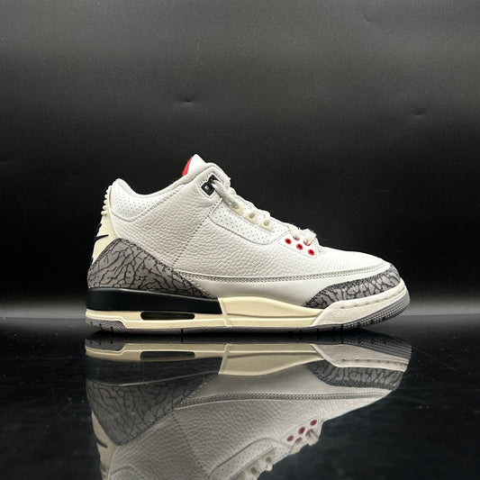 PRE-OWNED Jordan 3 Reimagined White Cement SZ 7Y