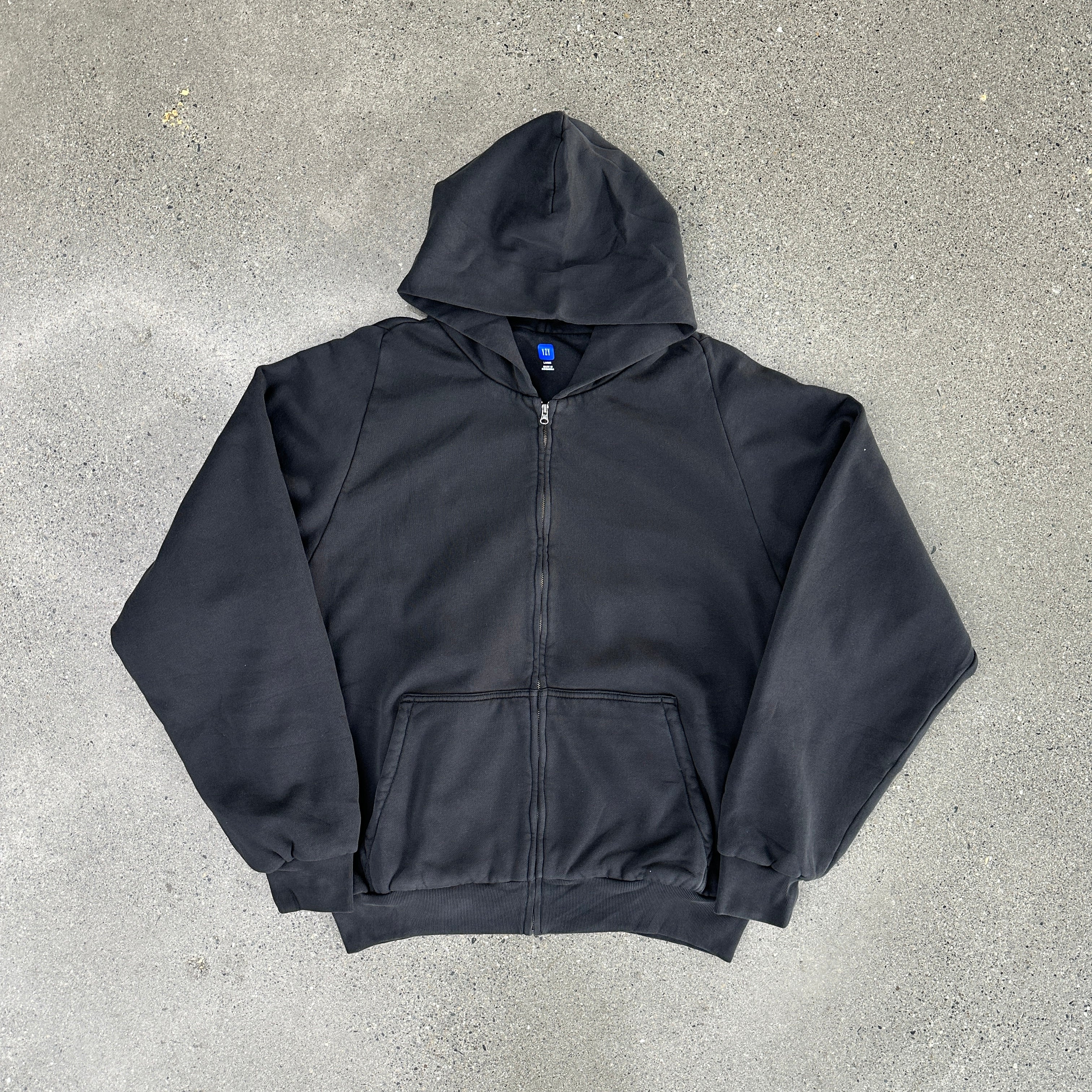 Yeezy Gap Zip Up Hoodie Black (Multiple Sizes)