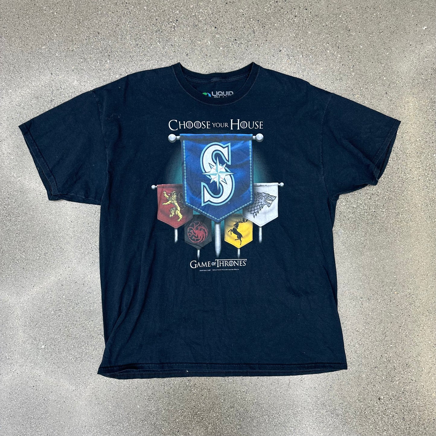 Seattle Mariners Game of Thrones Tee SZ XXL