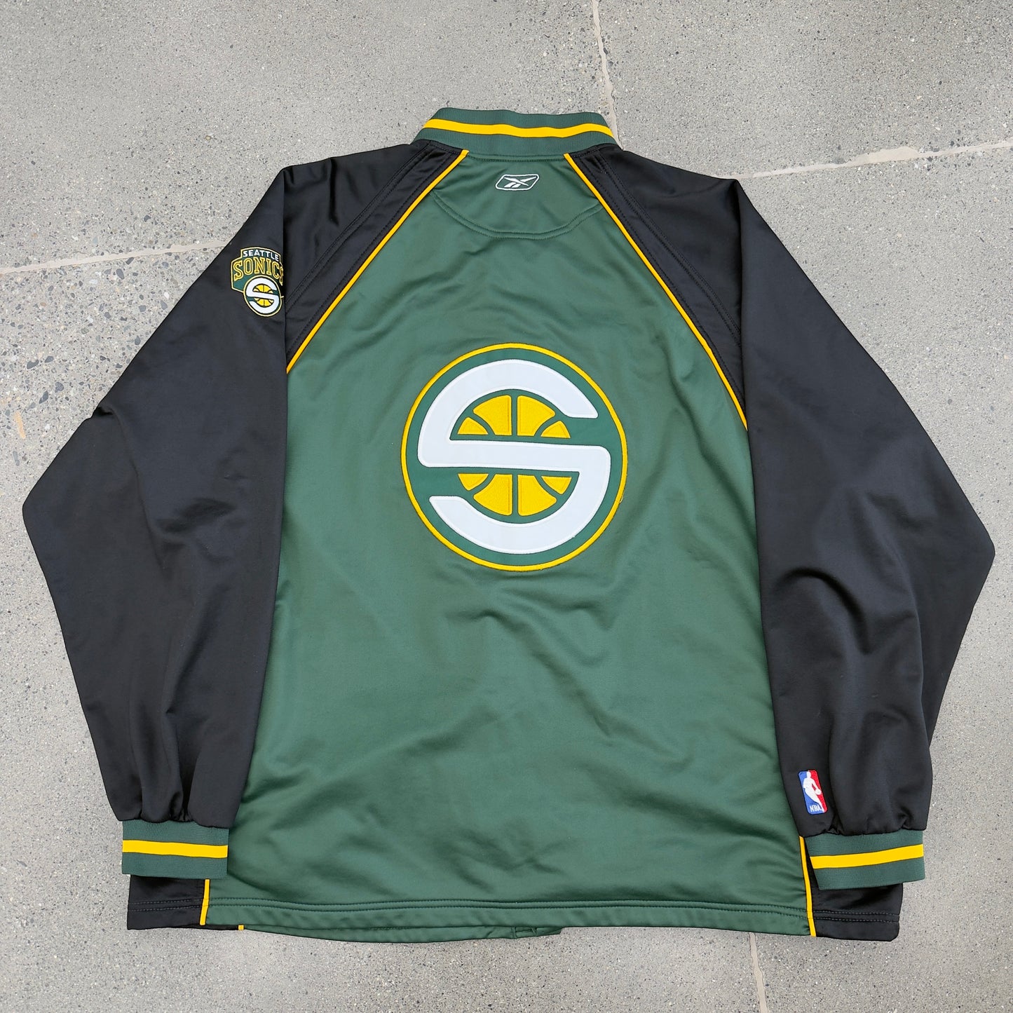 Player Exclusive 2000s Sonics Warm Up Suit ReeBok Jacket SZ 4XL