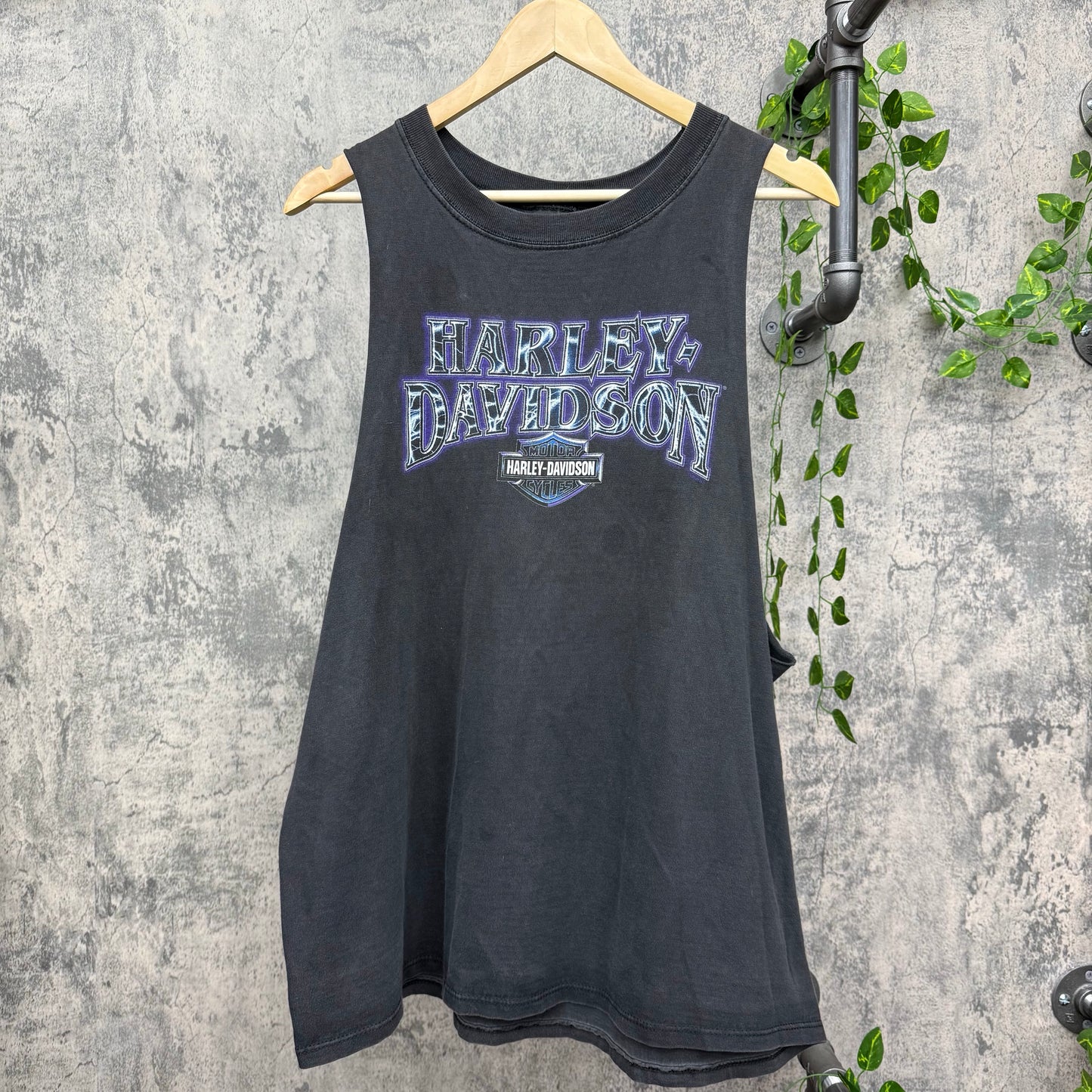 2001 Harley Lightning Sleeveless Tee SZ XL