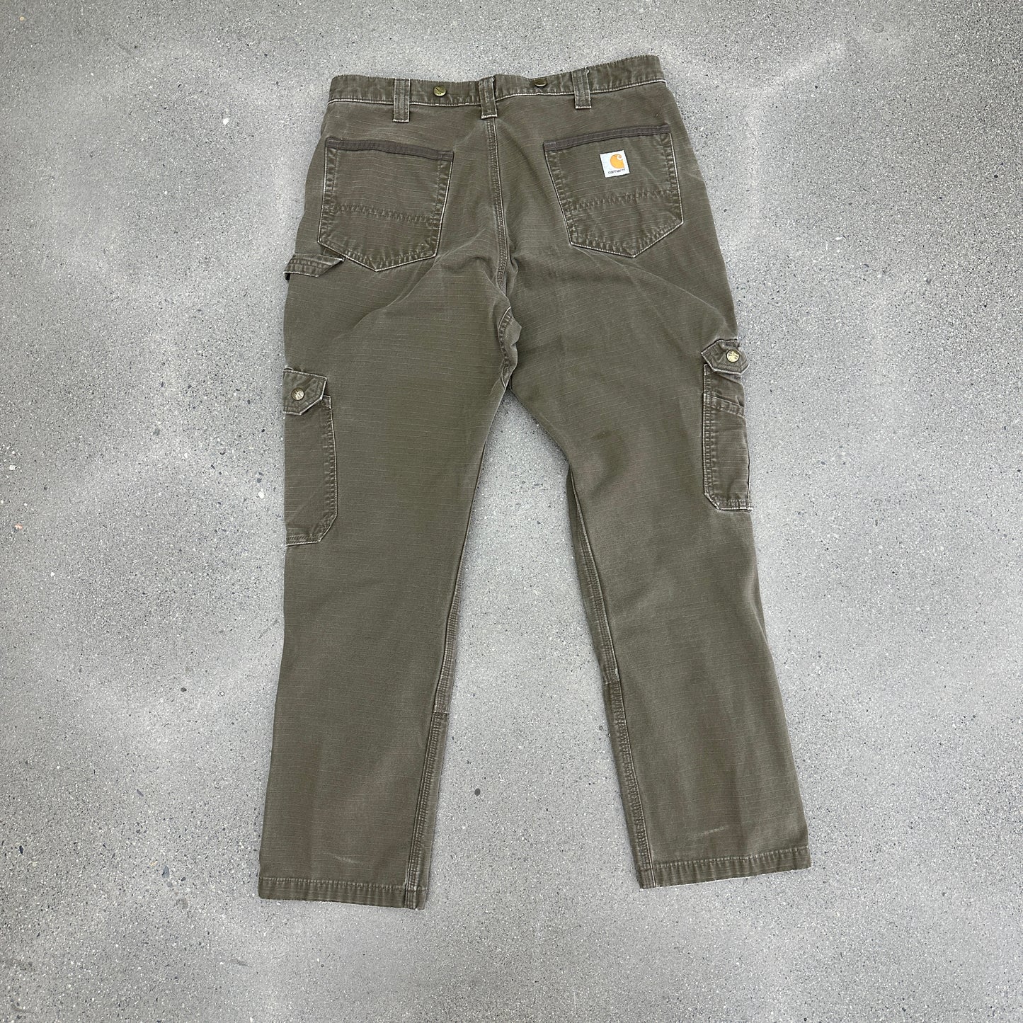 Carhartt Olive Brown Pants 36 x 32