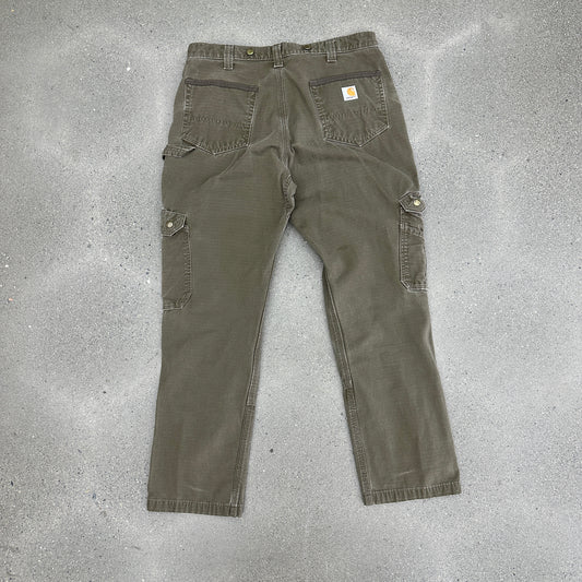 Carhartt Olive Brown Pants 36 x 32