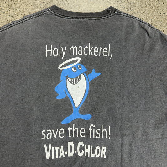 Holy Mackerel Save The Fish Tee SZ XL