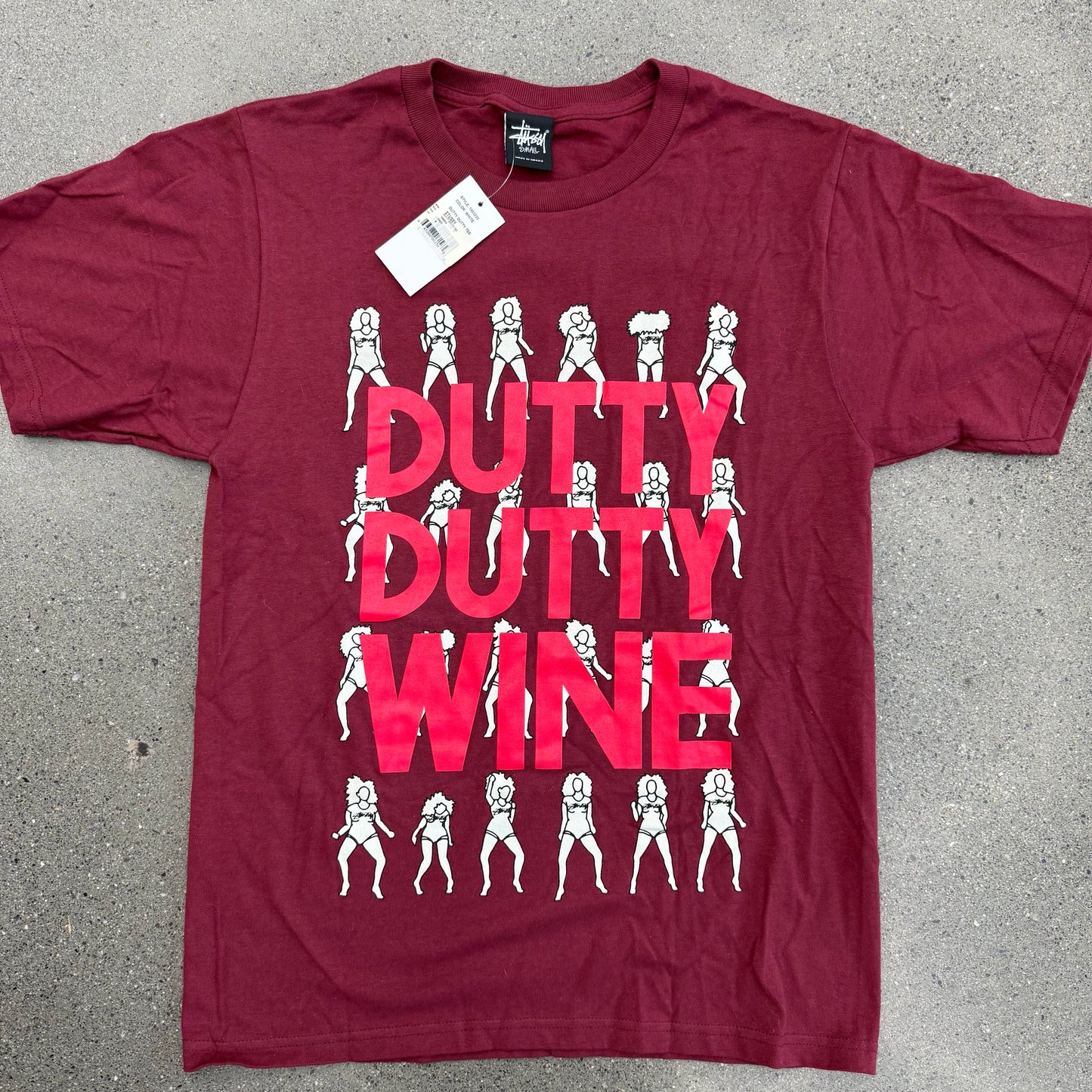 Stussy Dutty Dutty Robin Claire Tee SZ S