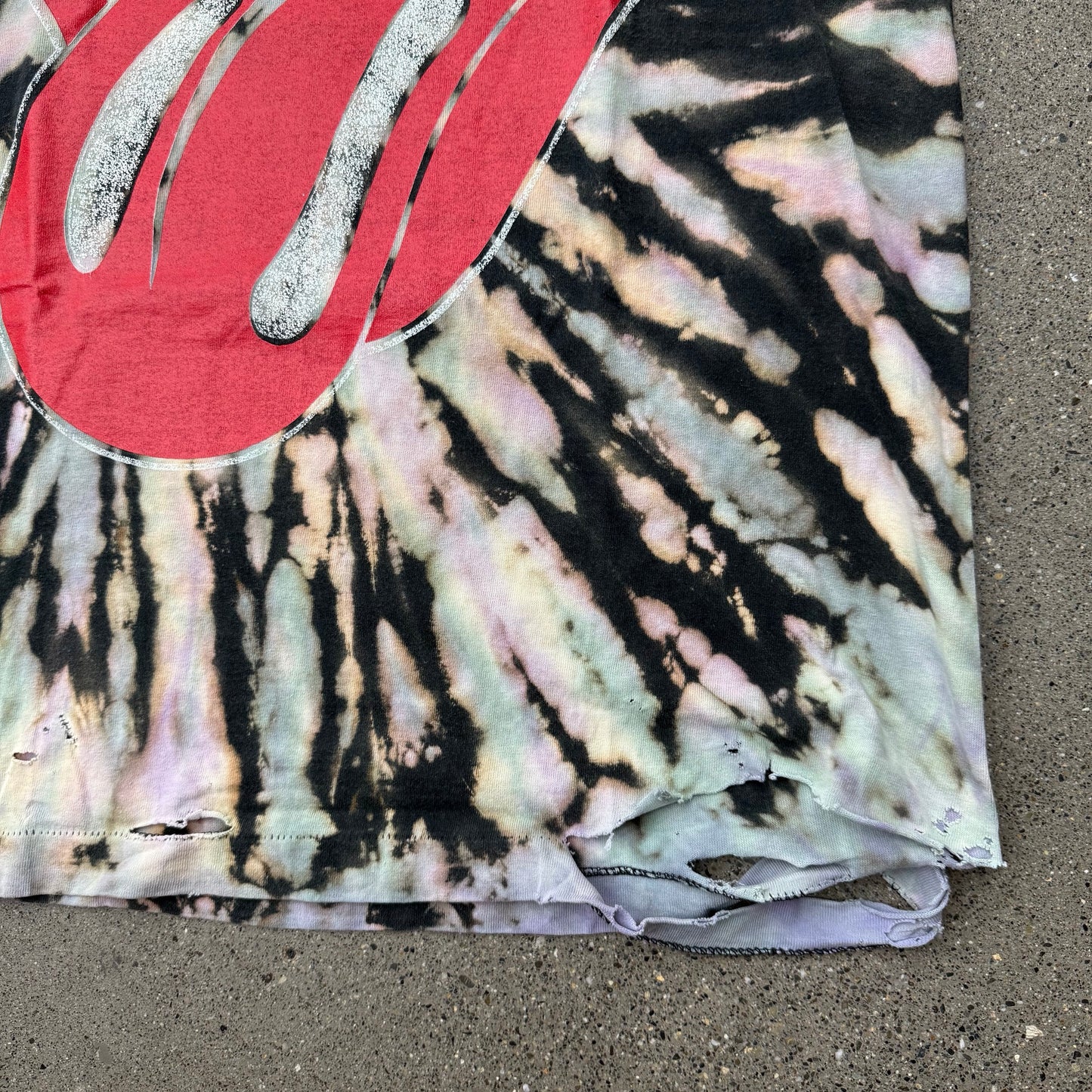 1994 Rolling Stone Voodoo Lounge Tie Dye Tour Tee SZ XL