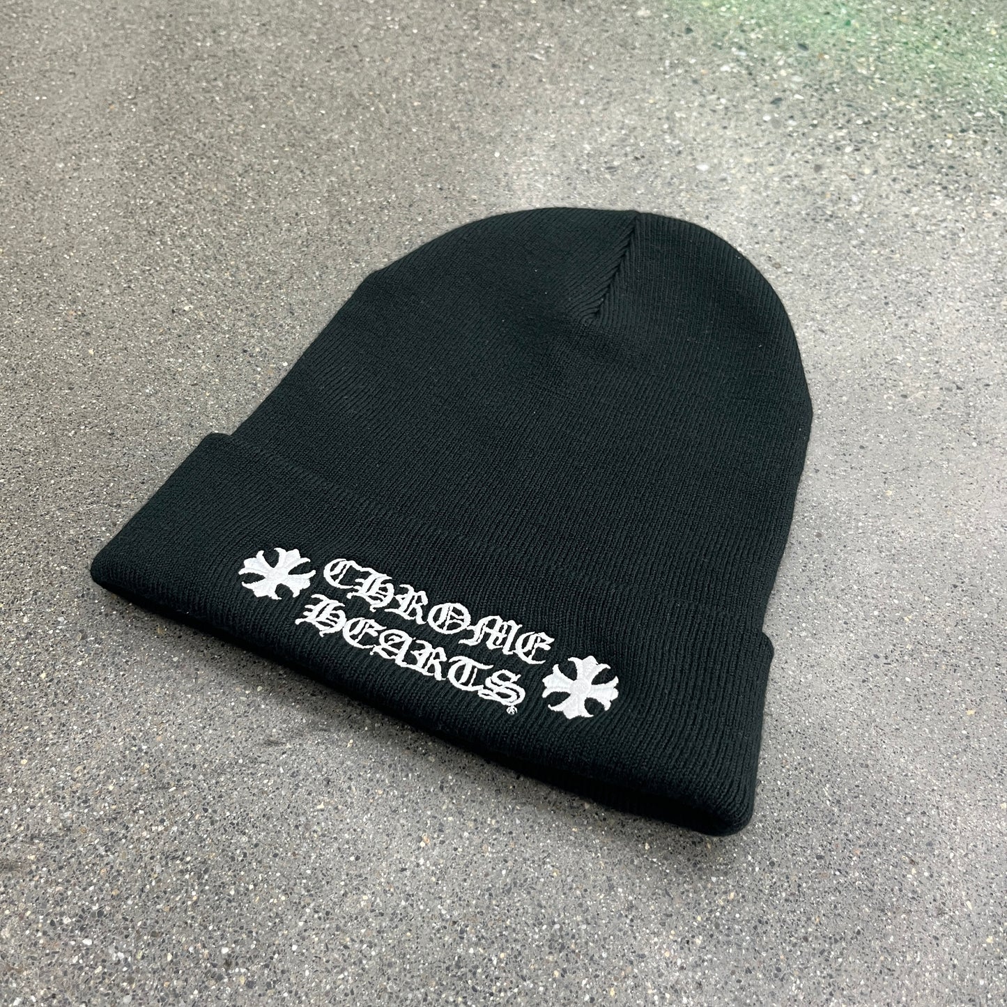 Chrome Hearts Black Beanie (NEW)