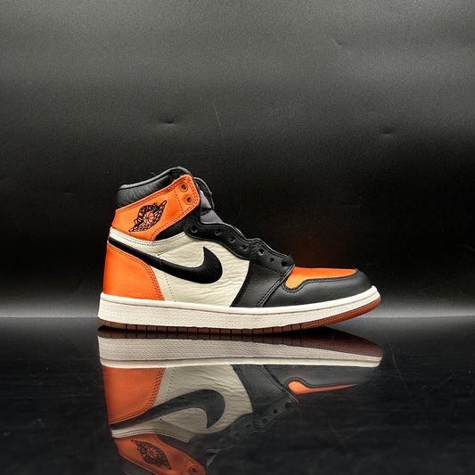 (PRE-OWNED) Jordan 1 Satin Shattered Backboard SZ 5Y / 6.5W