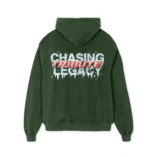 Frozen Chasing Legacy Hoodie Forest Green
