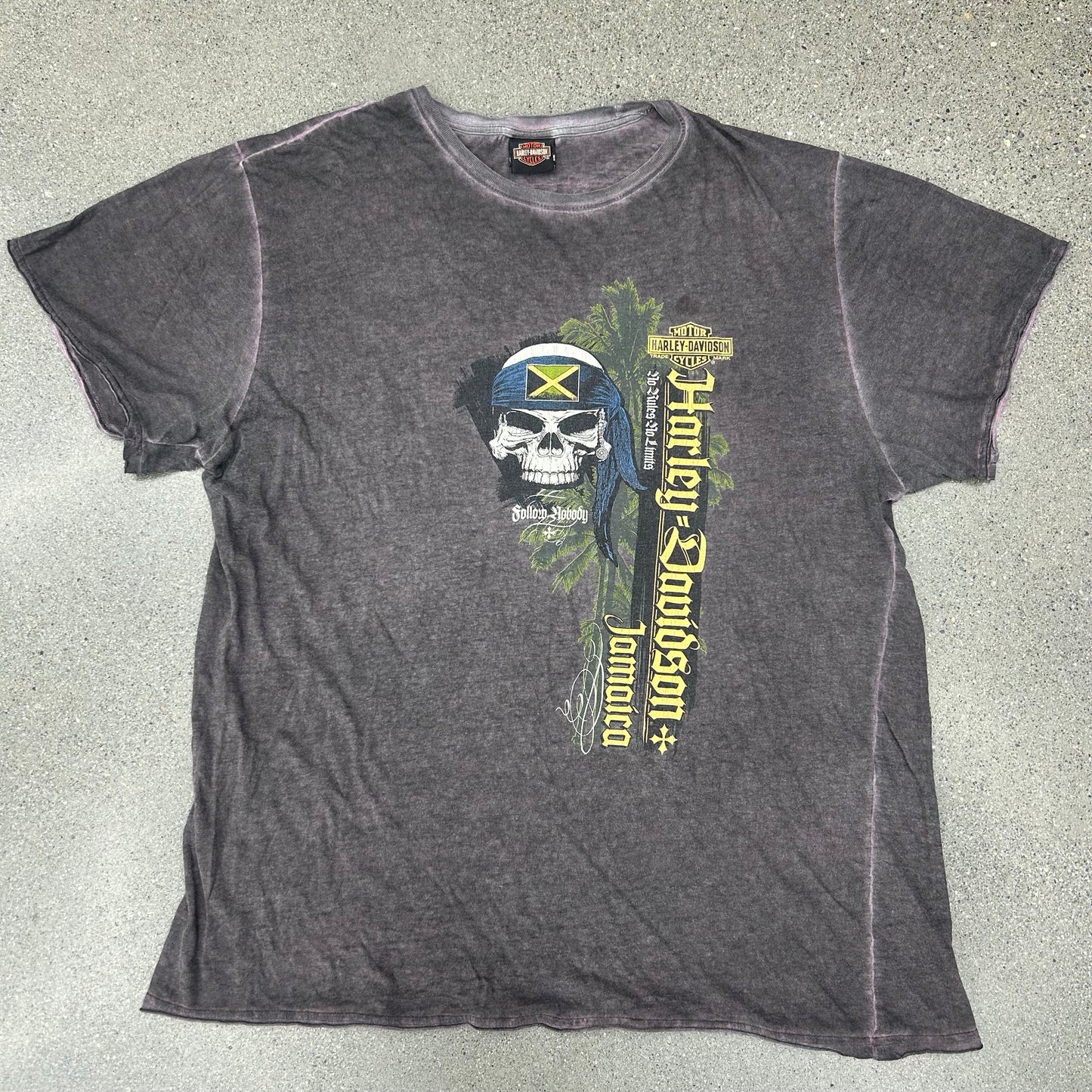 90s Harley Davidson Jamaica Skull Tee
