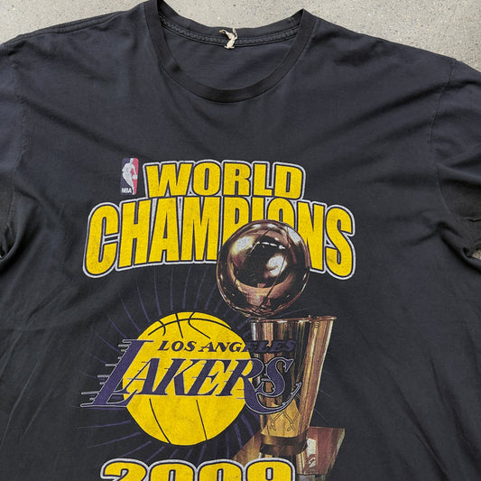 2009 Lakers World Champs Tee SZ L