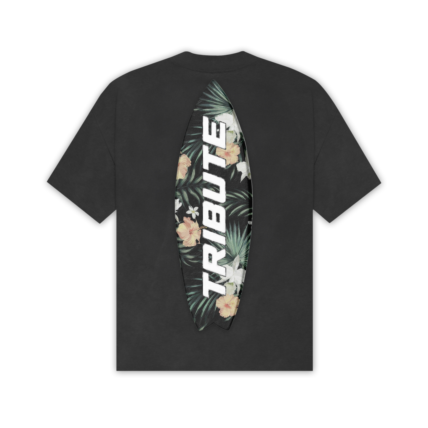 Tribute Surfboard Tee Black