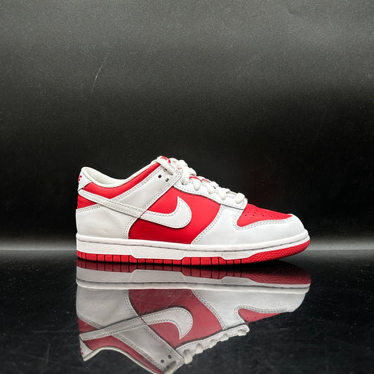 PRE-OWNED Nike Dunk Low Championship Red SZ 4.5Y