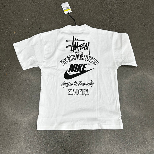 Stussy x Nike Tee White SZ S (NEW)