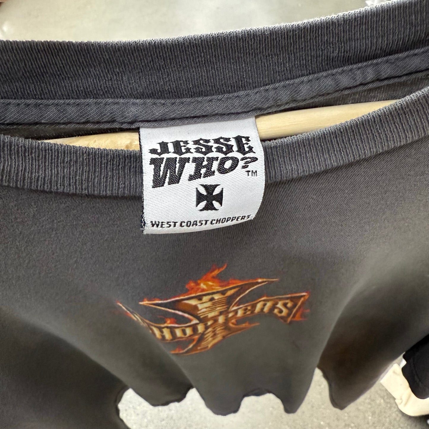 West Coast Choppers Tee Faded Paint Splatter SZ XL