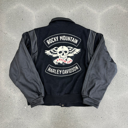 Harley Davidson Leather Jacket 1999 Rocky Mountain SZ XL