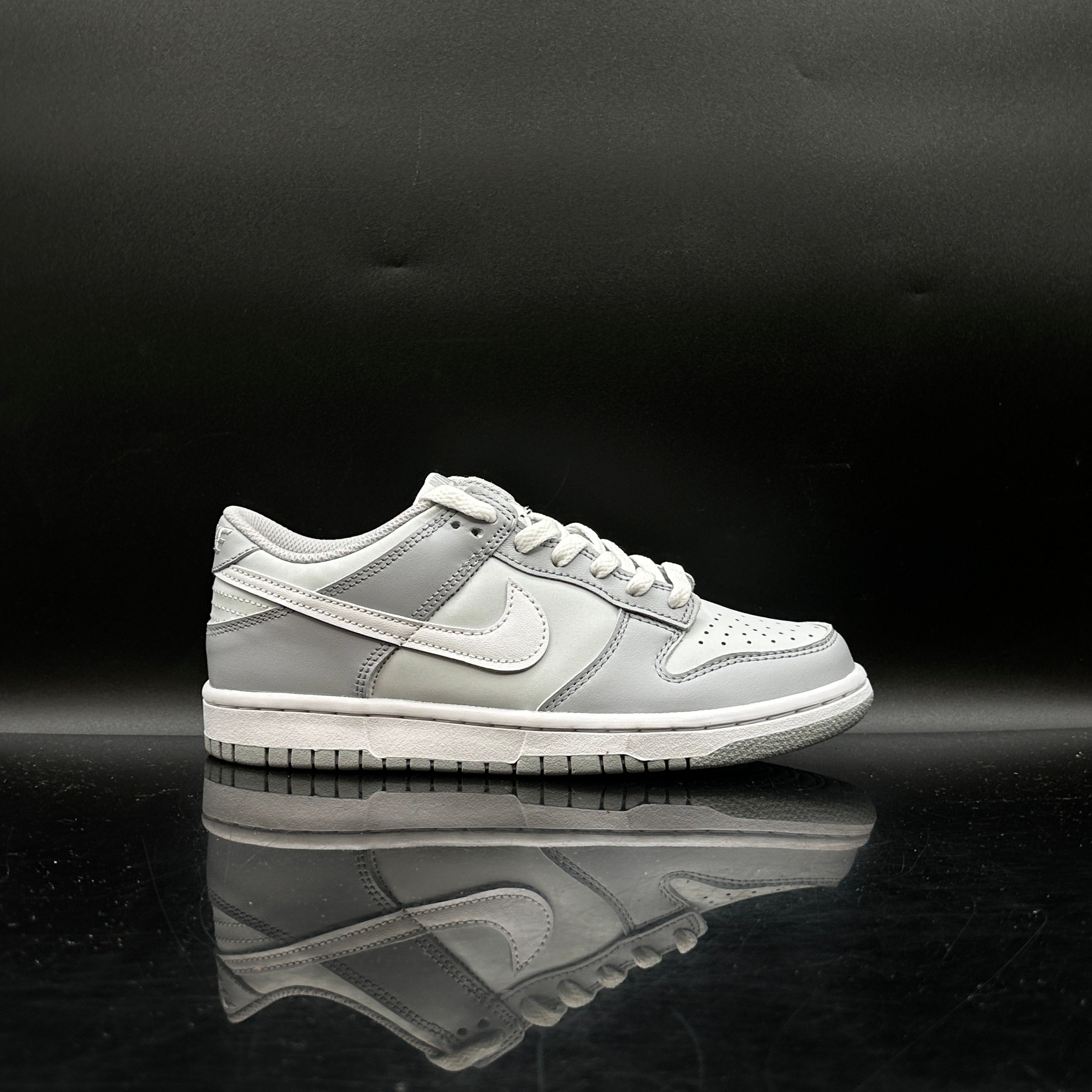 Nike Dunk Low Two Tone Grey store - Size 5Y