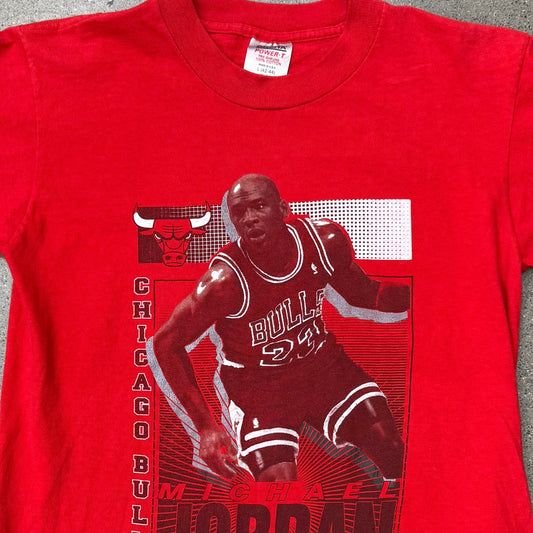 1991 Starter Michael Jordan Chicago Bulls Tee SZ L