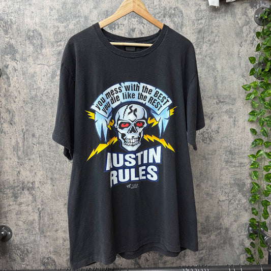 1998 Stone Cold Born To Fight Tee SZ XL