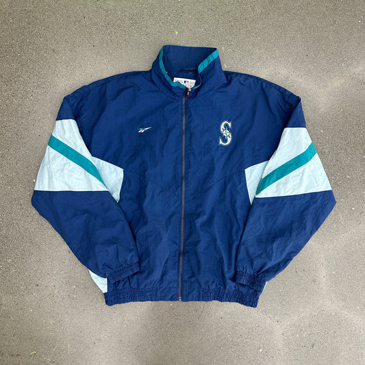 Seattle Mariners Vintage Reebok Windbreaker SZ XL