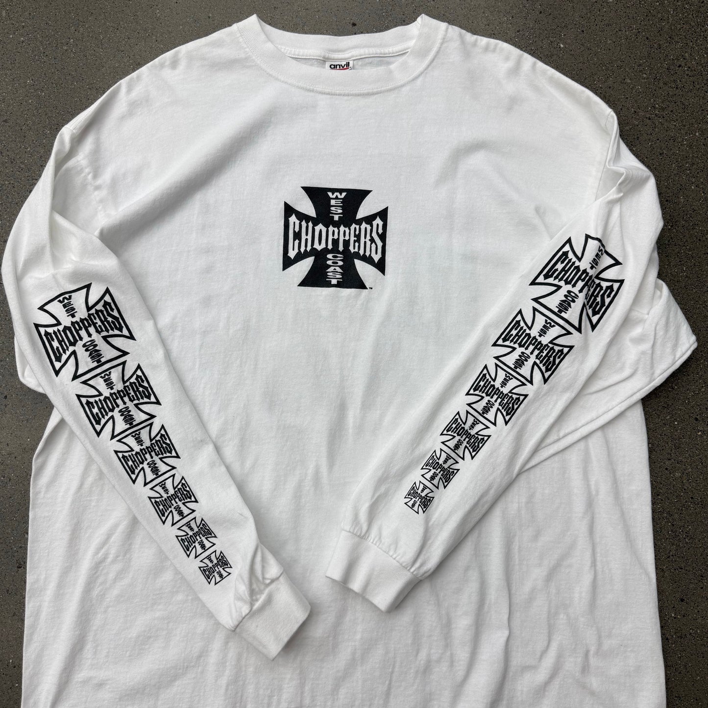 West Coast Choppers L/S White SZ XL