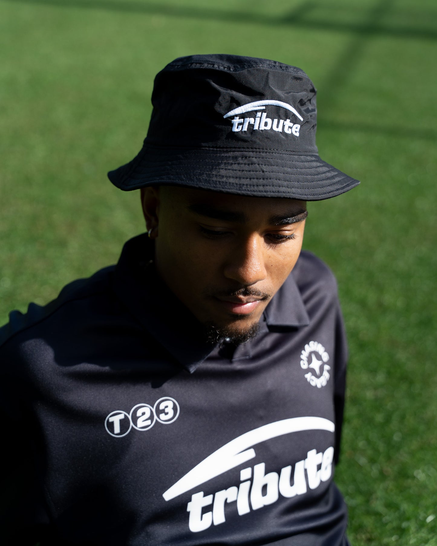 Tribute Nylon Surf Bucket Hat Bone