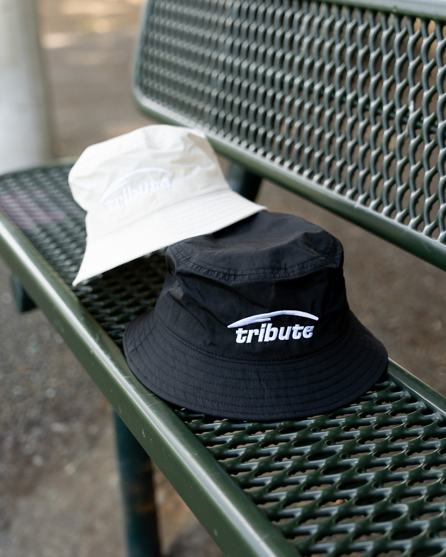 Tribute Nylon Surf Bucket Hat Bone
