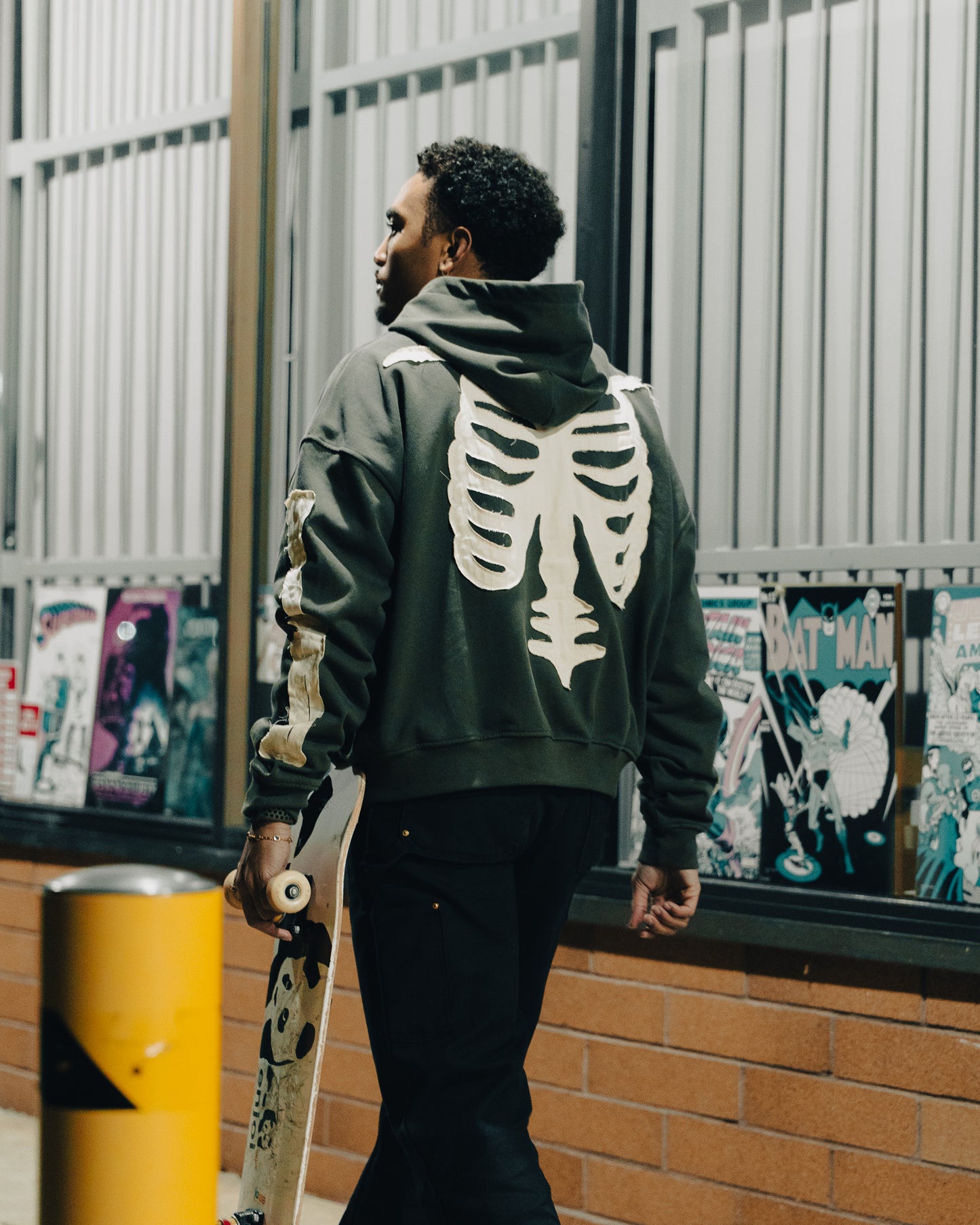 Tribute Black Skeleton Zip-Up (Multiple Sizes)