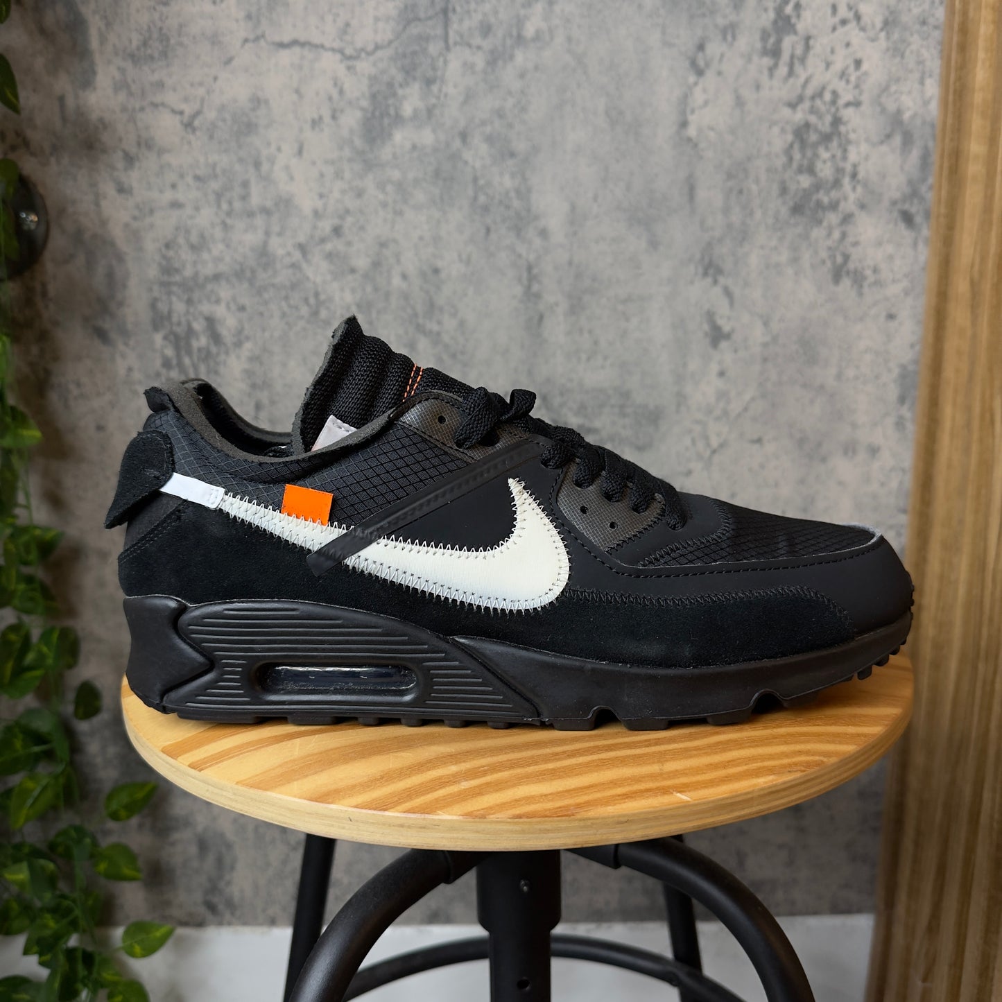 Nike Off White Air Max 90 Black SZ 11.5 (DS)