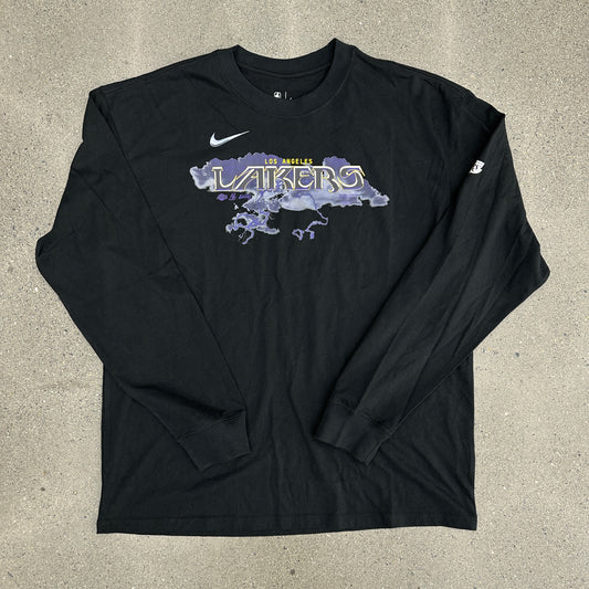 Nike Lakers Lightning Long Sleeve SZ M