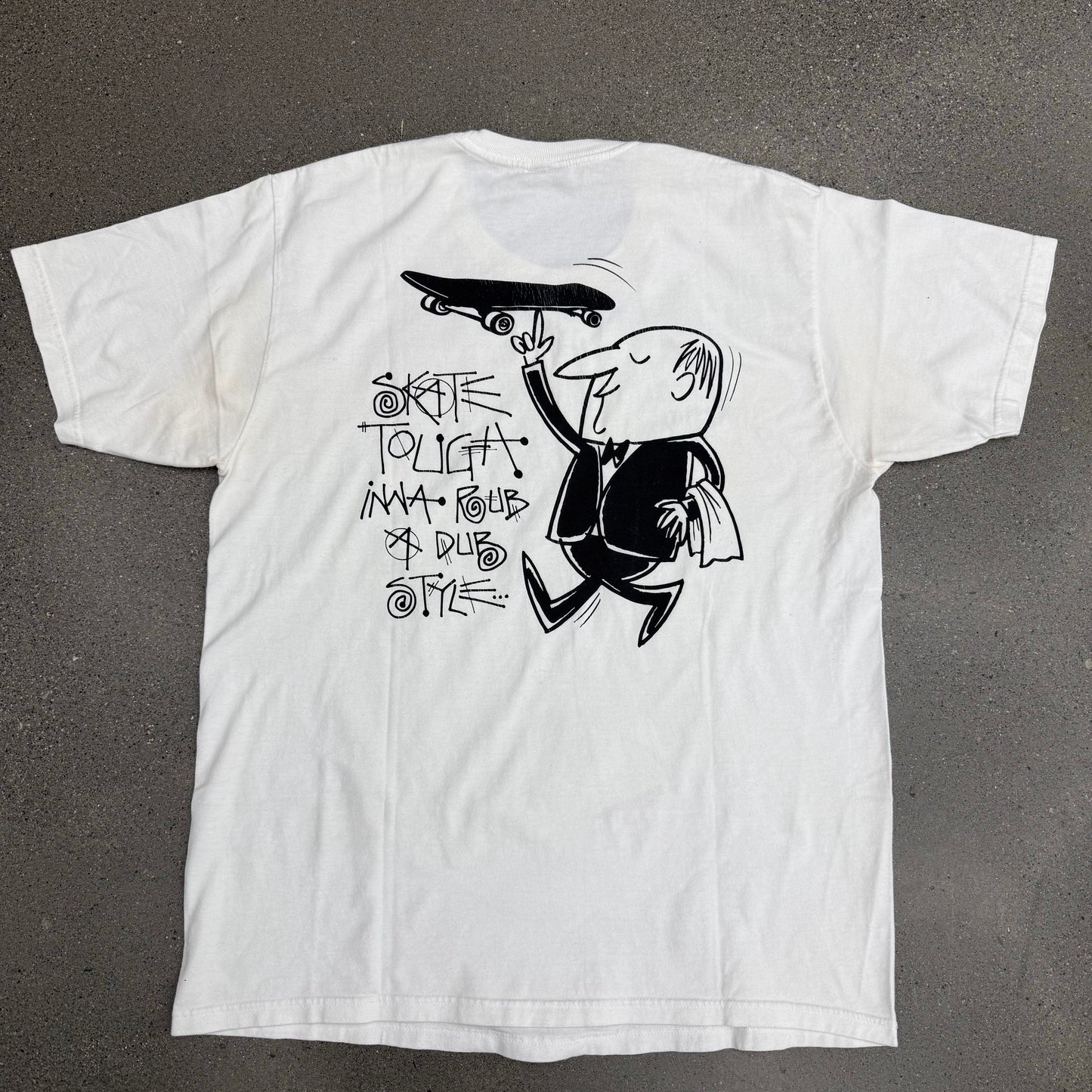 Stussy Skate Tough Dub Style Tee SZ L