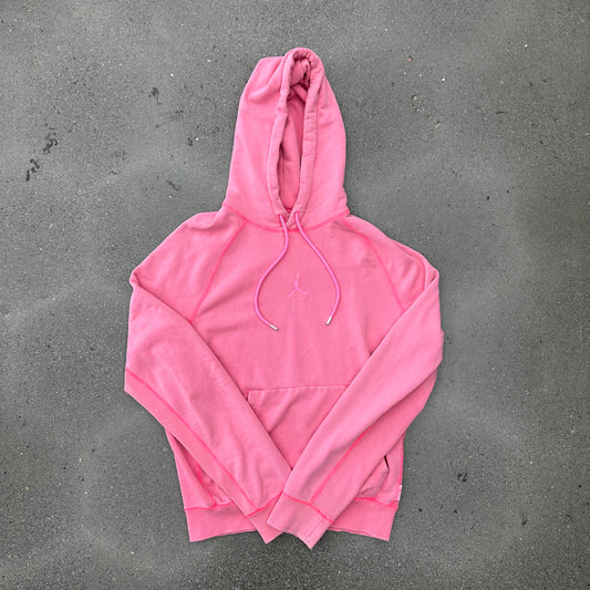 Jordan Pink Center Logo Hoodie SZ M