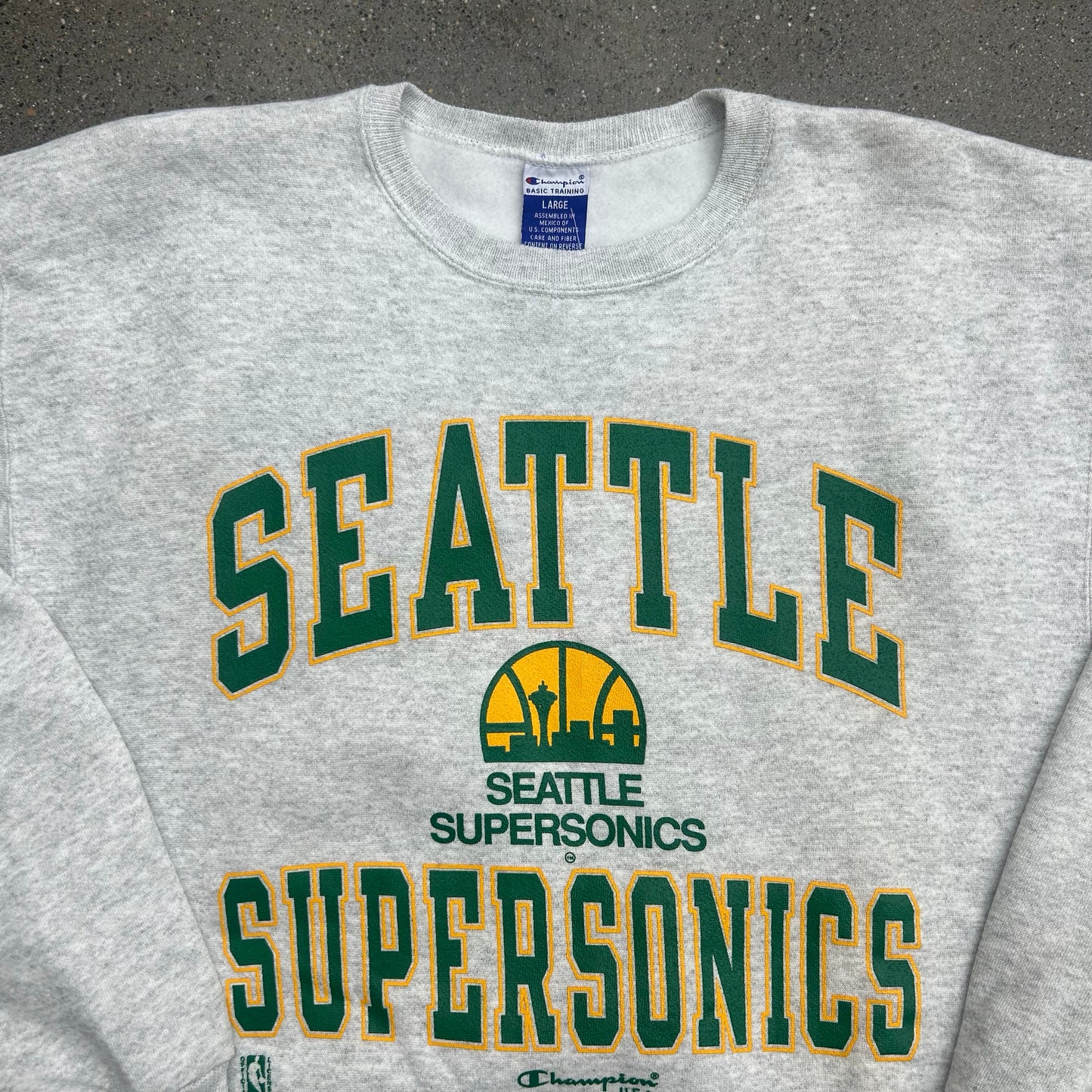 Seattle Sonics Crewneck 90s SZ L