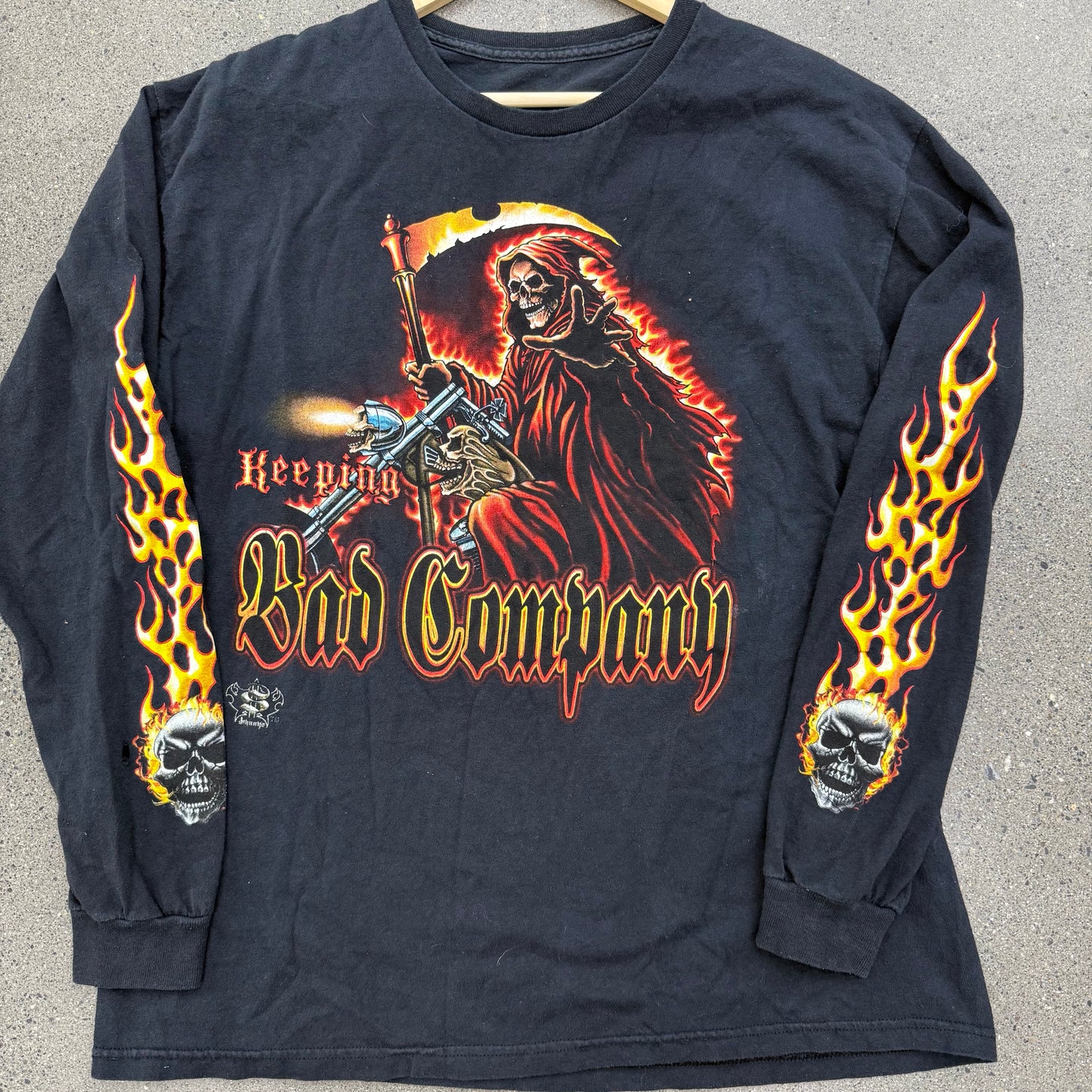 Y2K Keeping Bad Company L/S SZ XL