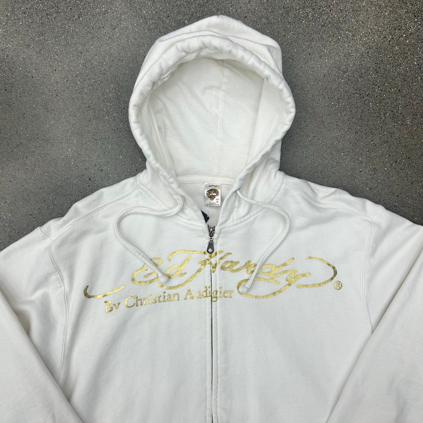 ED Hardy Zip-Up Jacket SZ XL