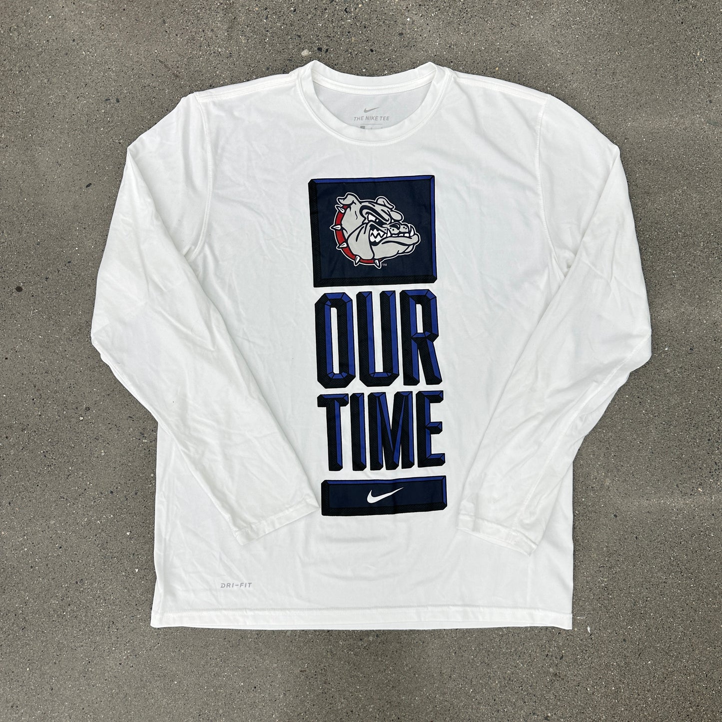 Nike Our Time Gonzaga Long Sleeve SZ L