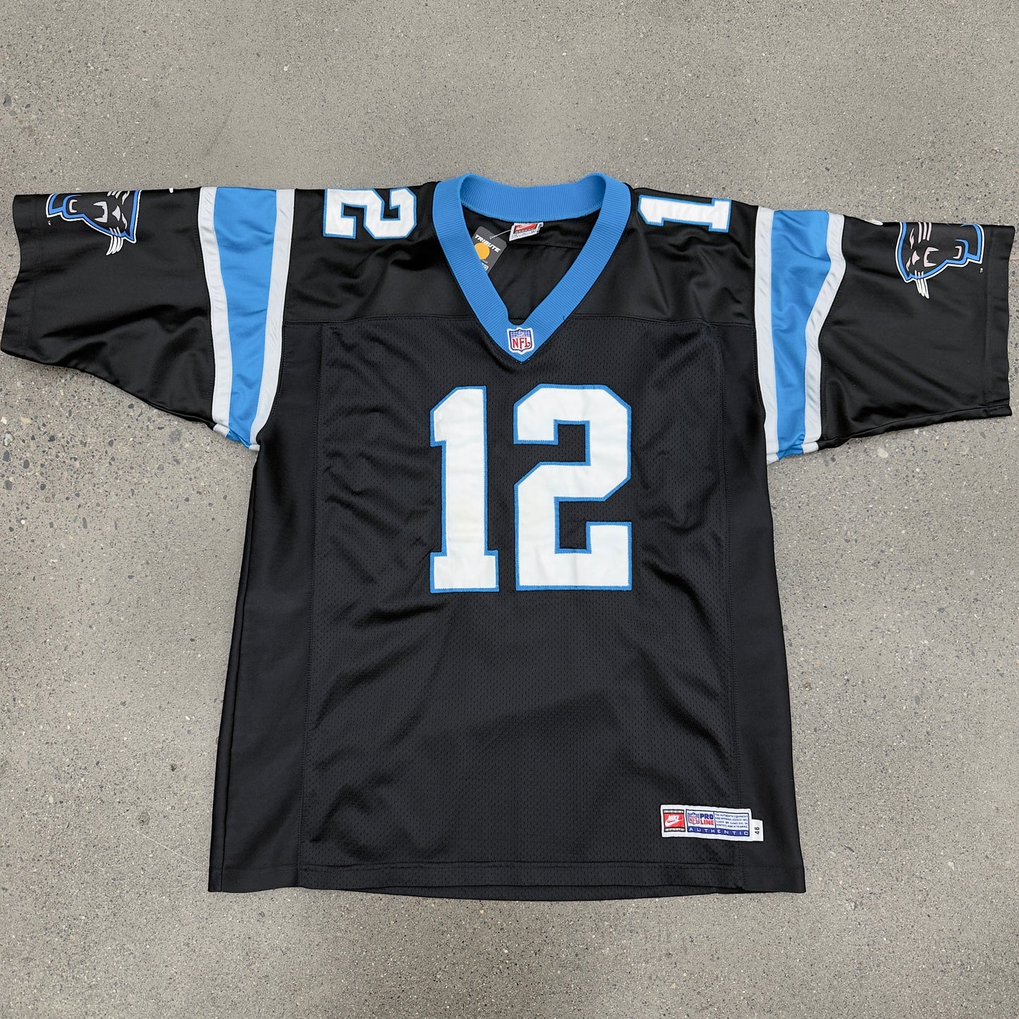 Kerry Collins #12 Panthers SZ XL