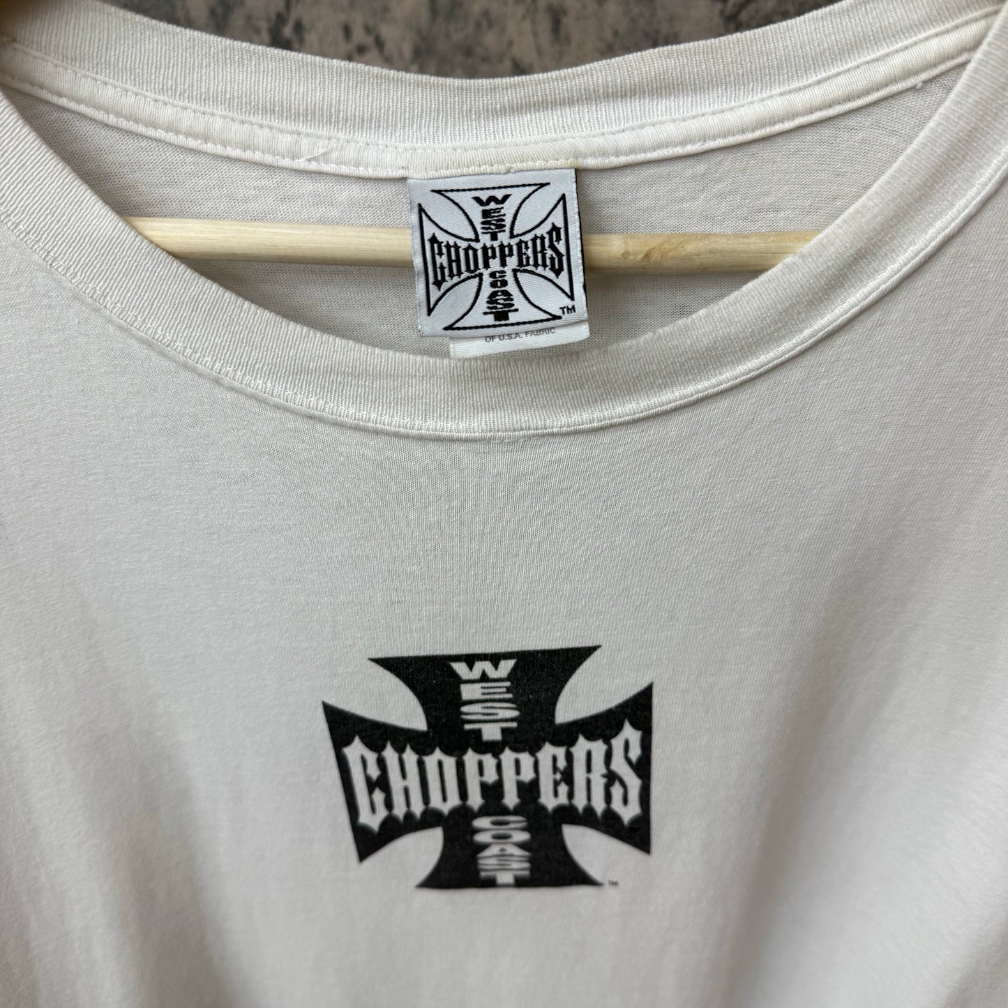 West Coast Choppers Tee White SZ XXL