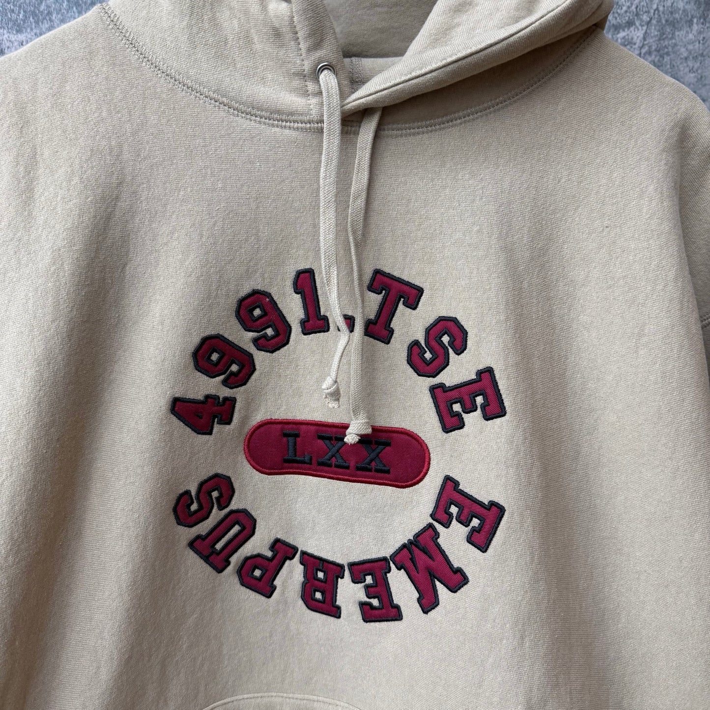 Reverse Hooded Tan Hoodie SZ XL (NEW)