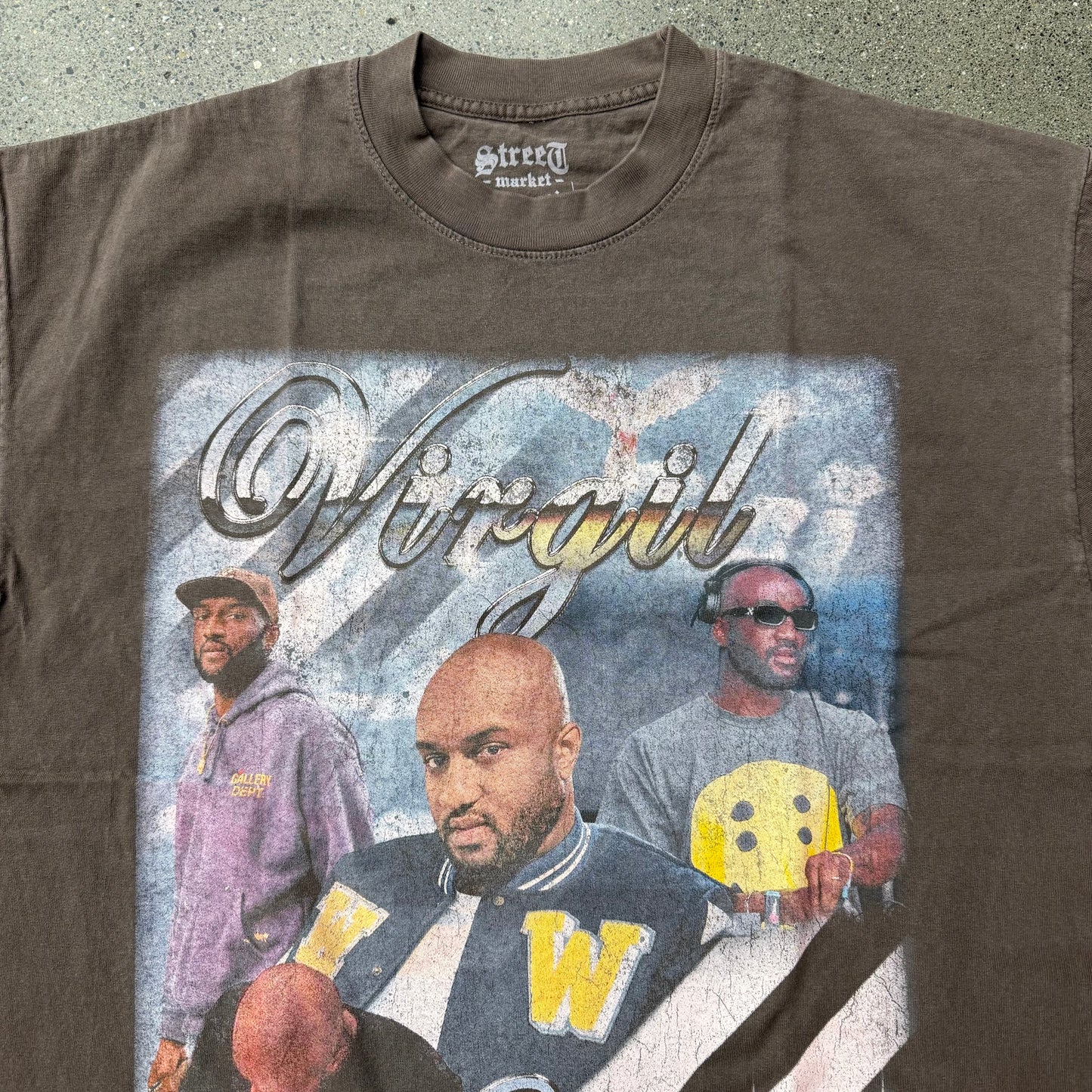 SMS Virgil Abloh Tee (Brown) SZ M