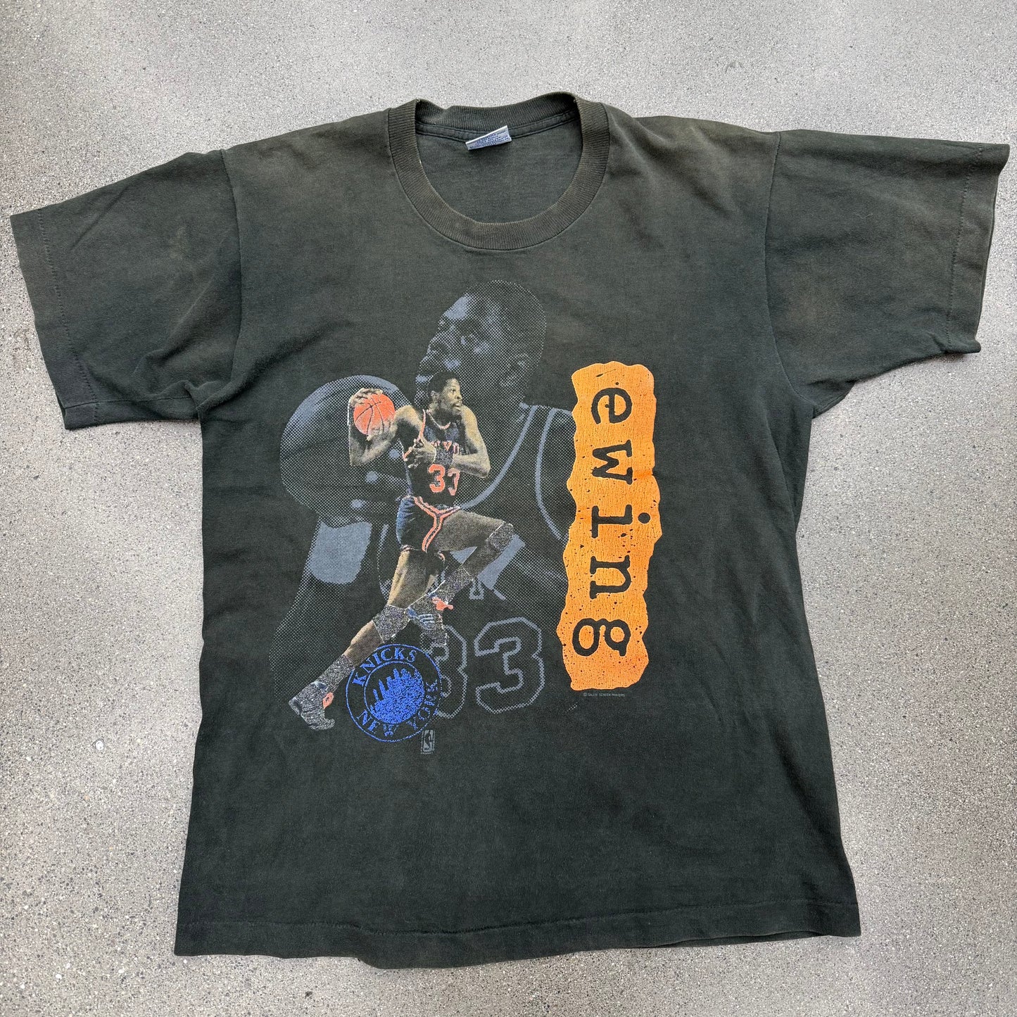 NY Knicks Ewing Tee SZ L