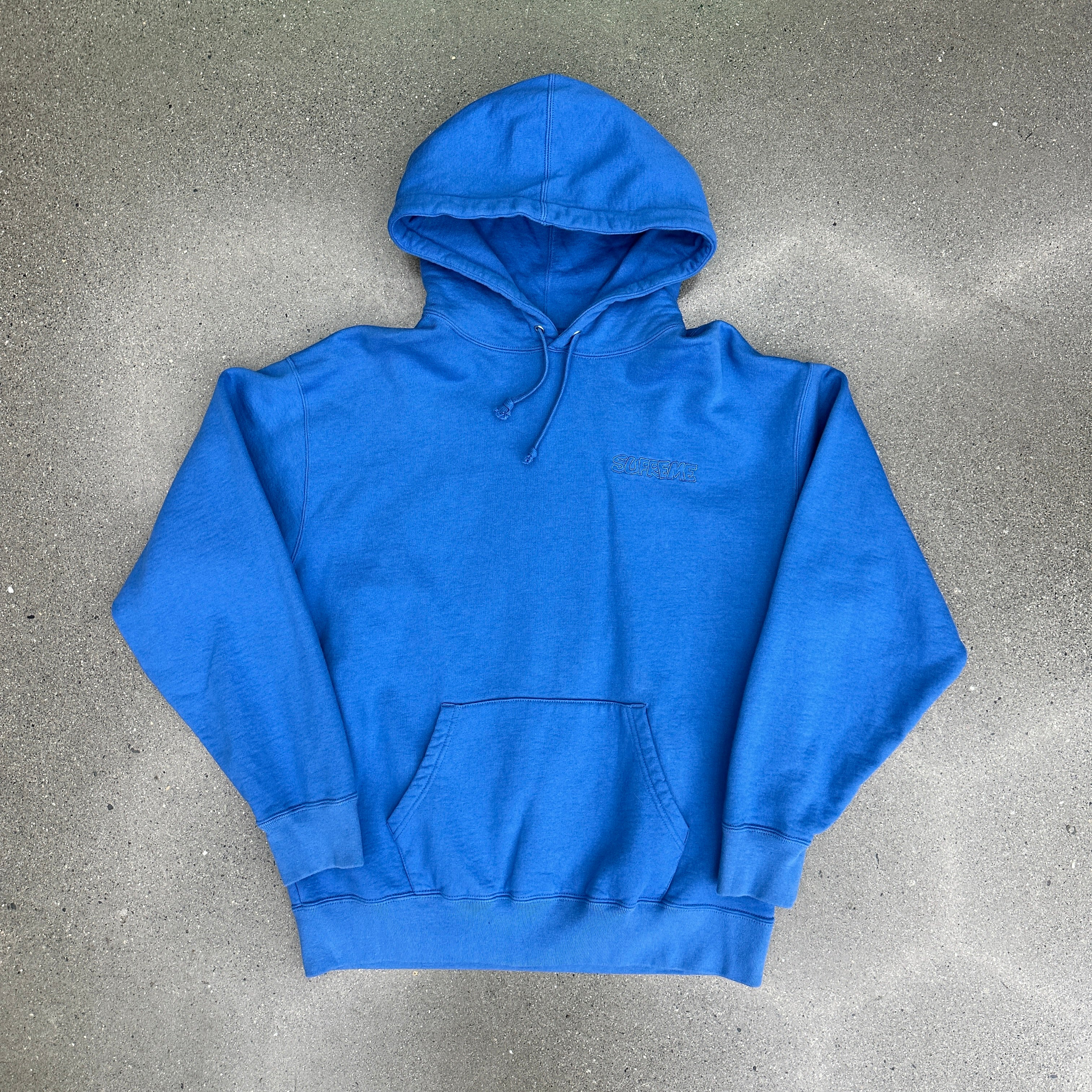 Supreme x Smurf Blue Hoodie Size outlets Large