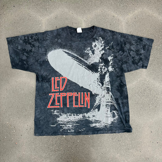 Led Zeppelin 1999 Liquid Blue Tee SZ XL