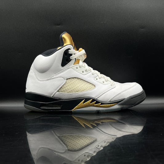 (PRE-OWNED) Jordan 5 Olympic Gold SZ 8.5