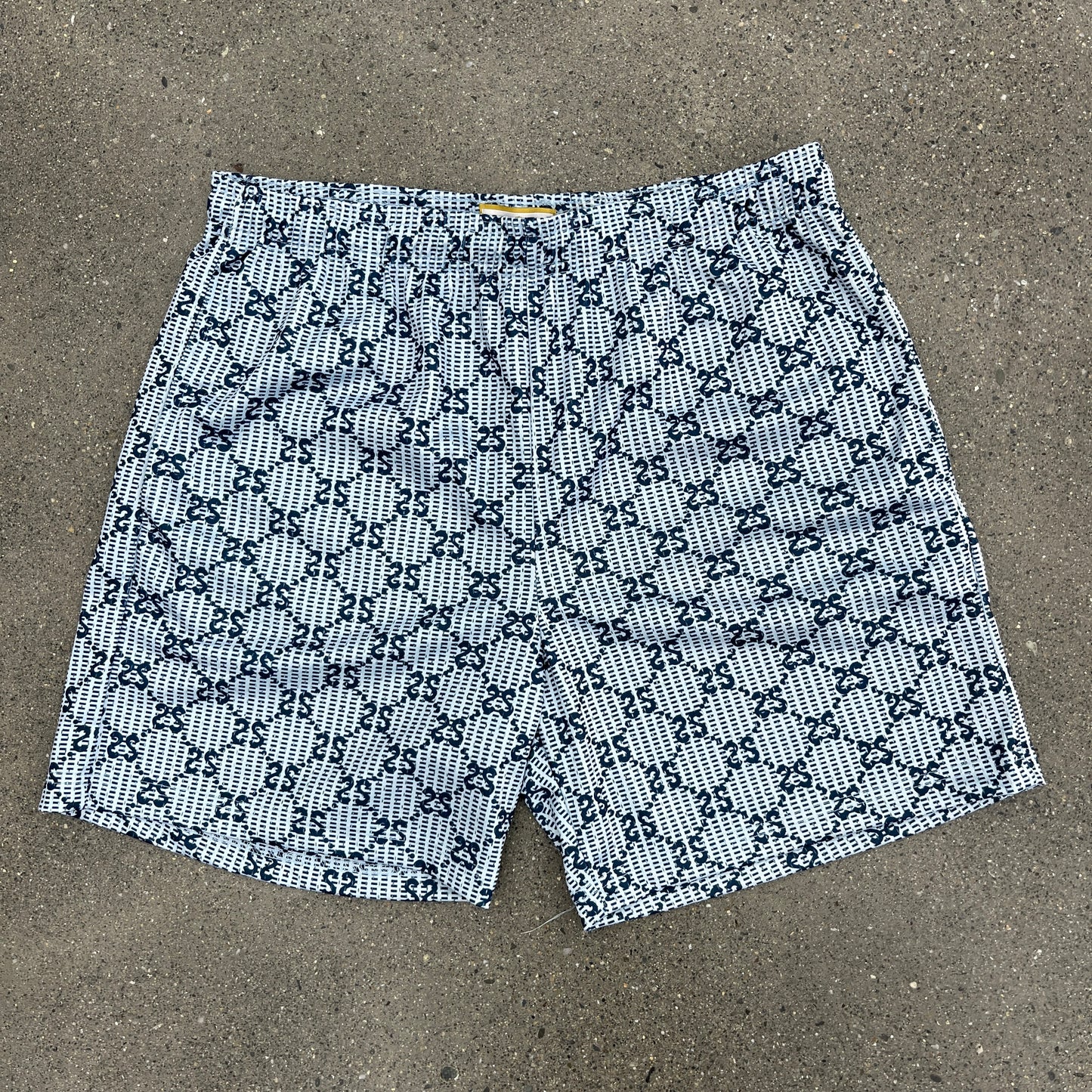 SS Monogram Summer Blue Shorts