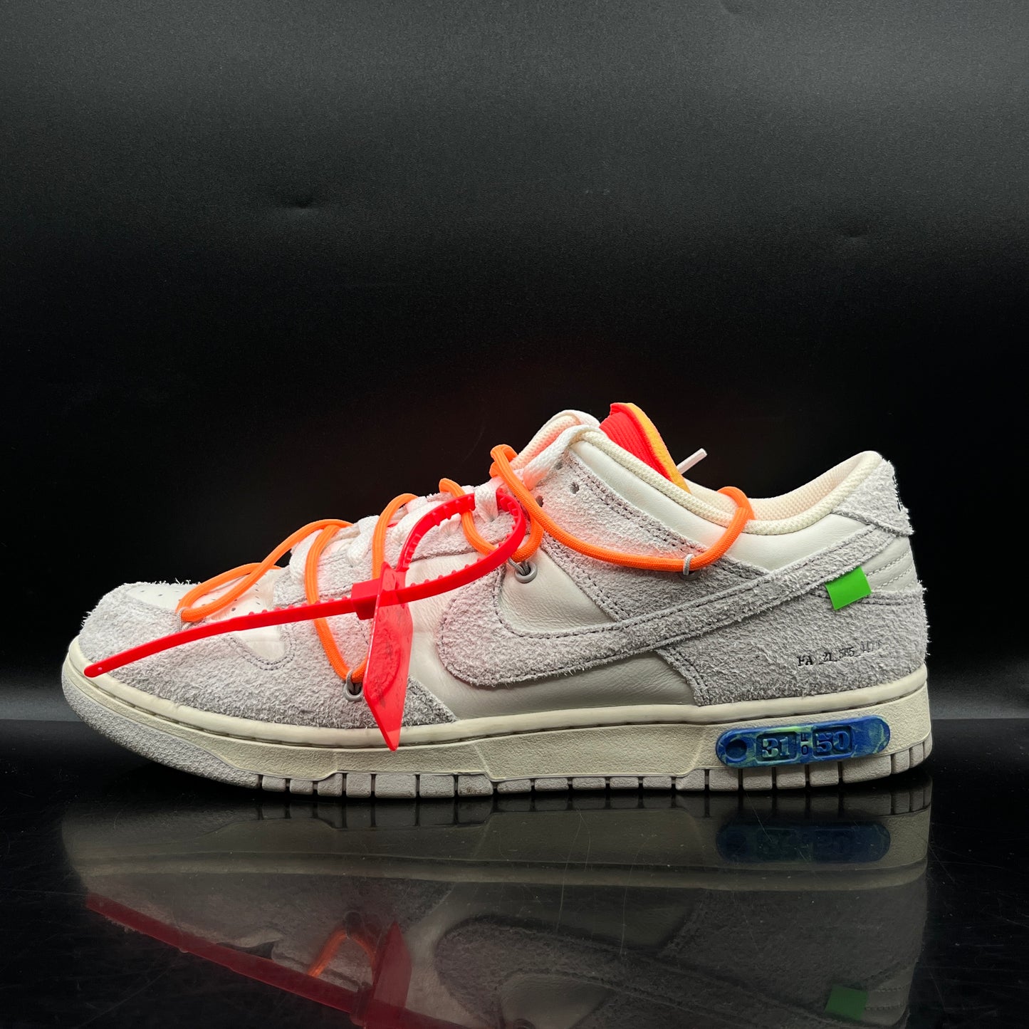 PRE-OWNED Nike Dunk Low Off White Lot #31 SZ 12