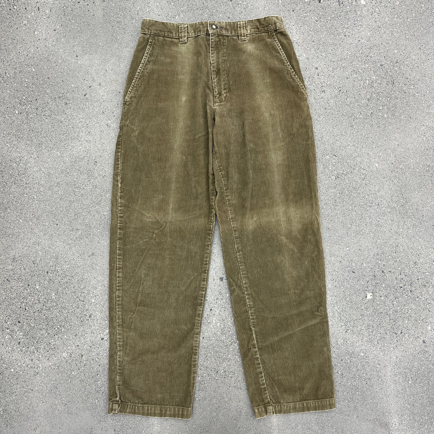 Vintage Corduroy Pants Olive SZ 30x30
