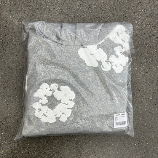 (NEW) Denim Tears Hoodie Grey (Multiple Sizes)